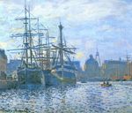 Клод Моне Гавр. Торговая гавань 1874г